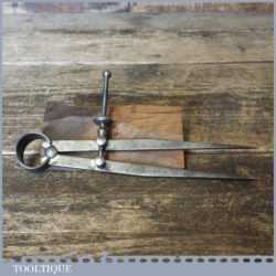 Vintage Sheffield made 7″ steel spring dividers in good used condition.