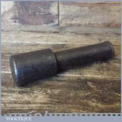 Vintage Round Blacksmith’s Swage Flat Top Measuring 8 ½” Long - Good Condition