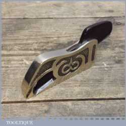 Unusual Vintage Preston Brass Bull Nose Rabbet Plane