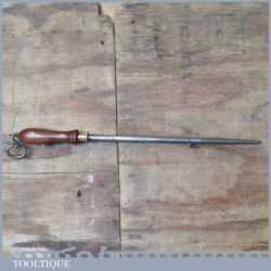 Vintage John Petty & Sons Chefs Butchers Sharpening Steel - Rosewood Handle
