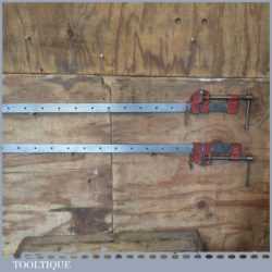 Scarce Vintage Pair I Sorby 48” Sash Clamps - Good Condition Ready To Use