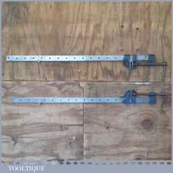 Vintage Pair Of Record 36” Sash Clamps - Good Condition Ready To Use