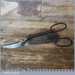 Vintage Compton Newark USA No: 309 Sheet Metal Shears Snips - Sharpened