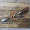 Small Vintage German Egg Beater Single Pinion Hand Drill - Good Condition