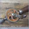 Small Vintage German Egg Beater Single Pinion Hand Drill - Good Condition