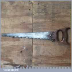 Vintage Gardener’s Pruning Saw Beech Handle - Fully Refurbished Sharpened
