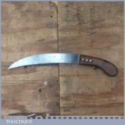 Vintage C. T. Skelton Gardener’s Curved Pruning Saw - Fully Refurbished Sharpened