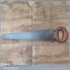 Unusual Vintage Double Edged Hand Saw - Fully Refurbished Sharpened