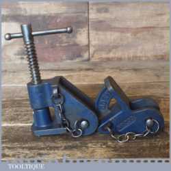 Vintage Pair Of Woden No: 233 Sash Clamp Heads - Good Condition