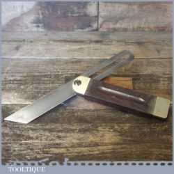 Vintage Spear & Jackson 9” Rosewood Brass Sliding Bevel - Good Condition