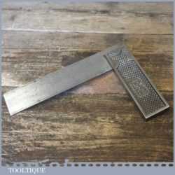 Vintage GTL Carpenters 6” Cast Steel Try Square - Good Condition