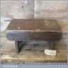 Antique Handmade Rustic Child’s Pitch Pine Stool - Good Condition