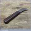 Vintage Taylor of Sheffield leather Working Knife Or Cutting Tool.
