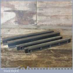 4 No: Vintage Engineer’s Parallel Bars Approx 12” Long - Good Condition