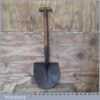 Scarce Vintage Open Socket Pointed Shovel Strapped T Handle - Good Condition