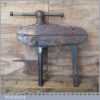 Vintage Wood And Metal Woodcarvers Vice - Good Condition
