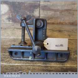 Vintage German Cast Steel Portable Table Vice - Good Condition