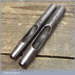 Two Vintage Saddlers Leather Working Hole Punches No’s: 7 & 8