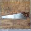 Vintage No: 99 Spear & Jackson Cockrill 26” Rip Saw 5 TPI - Refurbished Sharpened