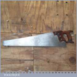 Vintage No: 99 Spear & Jackson Cockrill 26” Rip Saw 5 TPI - Refurbished Sharpened