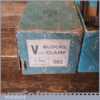 Vintage Boxed Moore & Wright No: 502 V Blocks And Clamp - Good Condition