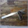 Vintage Union USA Cast Steel Adjustable Combination Square - Fully Refurbished