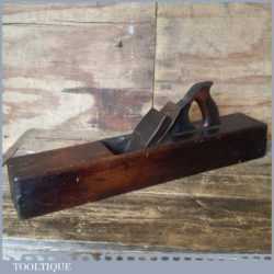 Antique Griffiths Norwich 22” Beechwood Trying Plane - Lapped Flat