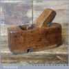 Antique Carriage Makers Convex Scrub Hollowing Plane - Good Condition