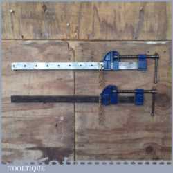 Vintage Pair Of Record 24” Sash Clamps - Good Condition Ready To Use