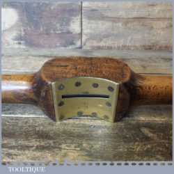 Rare Antique Griffiths Norwich Wheelwright’s Beechwood Brass Jarvis Plane