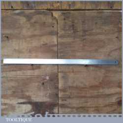 Vintage 2ft Metric & Imperial Steel Ruler - Good Condition