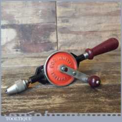 Vintage Stanley No: 803 Egg Beater Double Pinion Hand Drill - Good Condition