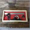 Near Mint Vintage Starrett USA No: 36 Combination Square Protractor Centre Finder