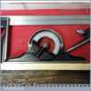 Near Mint Vintage Starrett USA No: 36 Combination Square Protractor Centre Finder