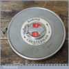 Vintage Rabone Chesterman No: 70W Metal Imperial Tape Measure - Good Condition