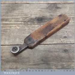 Vintage leatherworking by J Oxley No: 12 Fudge Wheel - Saddlers or Cobblers Tool