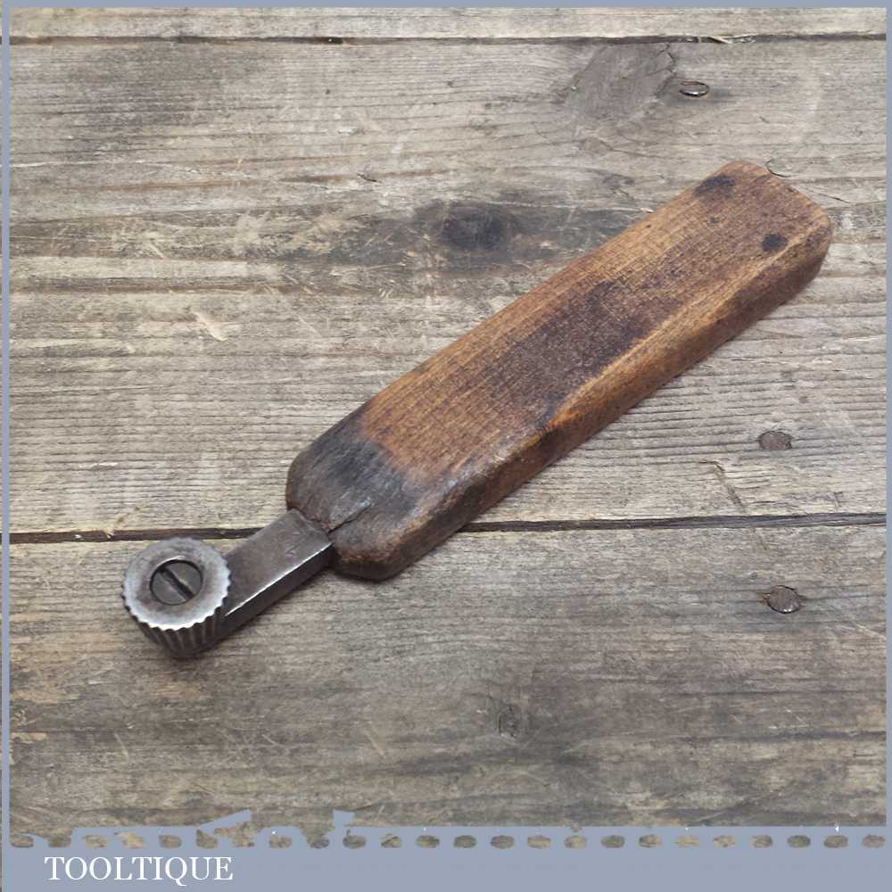 Vintage leatherworking by J Oxley No: 12 Fudge Wheel - Saddlers or Cobblers Tool