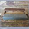 Vintage 8” x 2” Coarse Medium Grit Combination Oil Stone In Pine Box