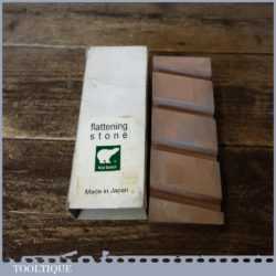 Vintage Japanese Boxed 6” x 2” Medium Grit Flattening Whetstone