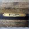 Vintage 10” Brass and Ebony Boat Level - Good Condition