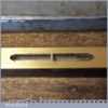 Vintage W. Marples Hibernia 10” Brass Ebony Spirit Level - Good Condition