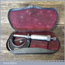 Vintage No: 436 Starrett USA 0 – 1” Imperial Micrometer - Good Condition