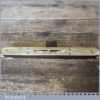 Vintage James Howarth 9” Rosewood Brass Spirit Level - Good Condition