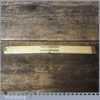 Vintage J Rabone & Sons 12” Ivory Brass Folding Ruler - Good Condition