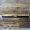 Vintage E Preston & Sons 9” Ebony Brass Spirit Level - Good Condition