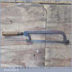 Vintage 19th Century Lancashire Pattern Hacksaw - Good Condition
