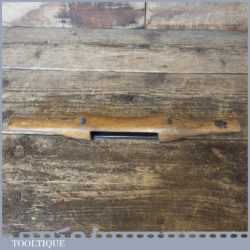 Vintage Beech Spokeshave Brass Sole 3 ½” Cutter - Good Condition