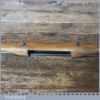 Vintage Beech Spokeshave Brass Sole 3 ½” Cutter - Good Condition