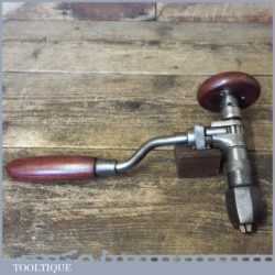 Scarce Vintage Skinner Corner Joist Ratchet Bit Brace - Good Condition