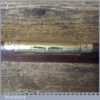 Unusual Vintage 12” Rosewood Brass Revolving Spirit Level - Good Condition